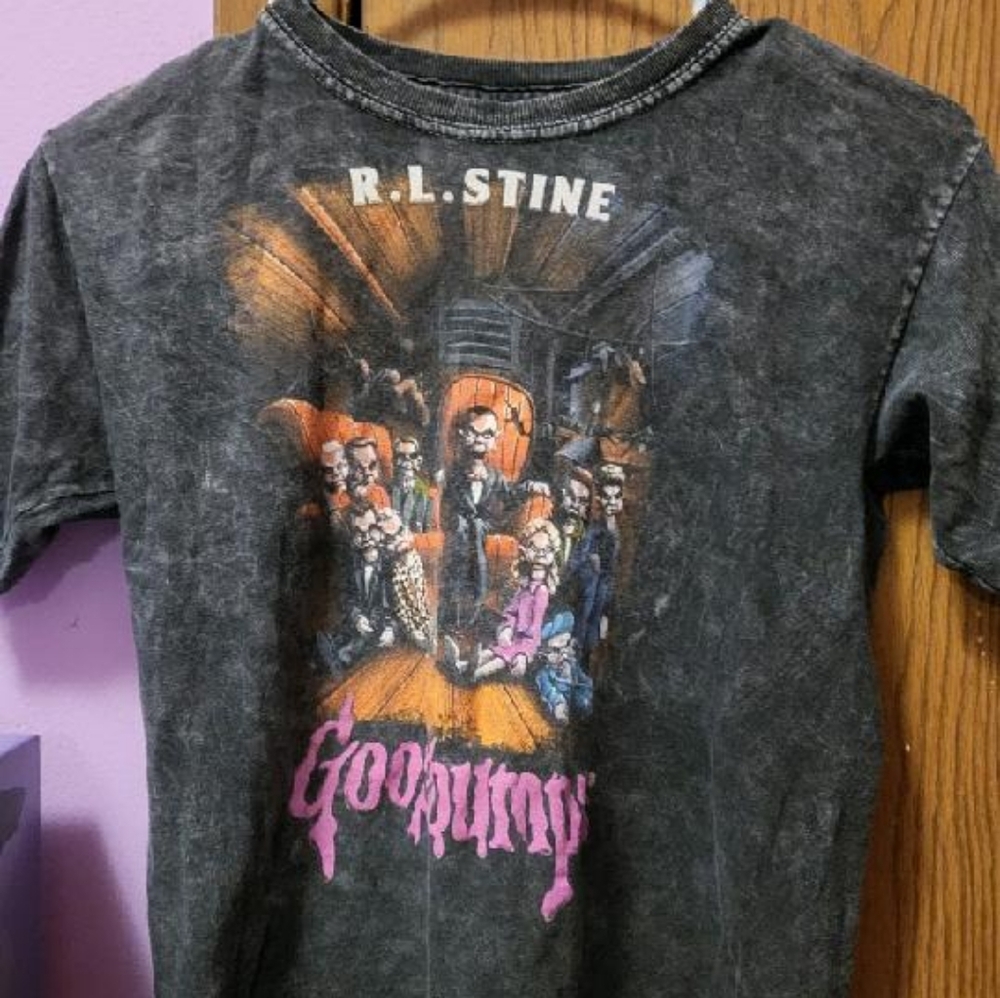 Goosebumps Grey tee shirt size small